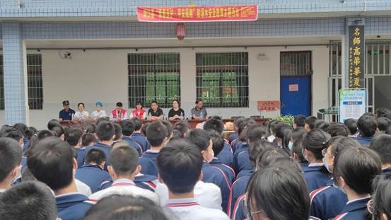 “青春自护，平安校园”防溺水安全教育宣讲进校园——高沙镇中学