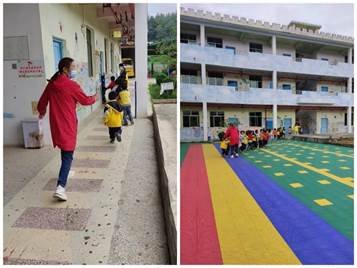 党建引领筑安全——杨田苹果幼儿园开展安全应急演练