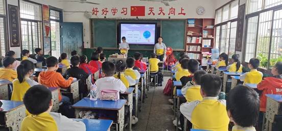 武冈市红星小学开展“低碳环保，保卫蓝天”主题班会运动
