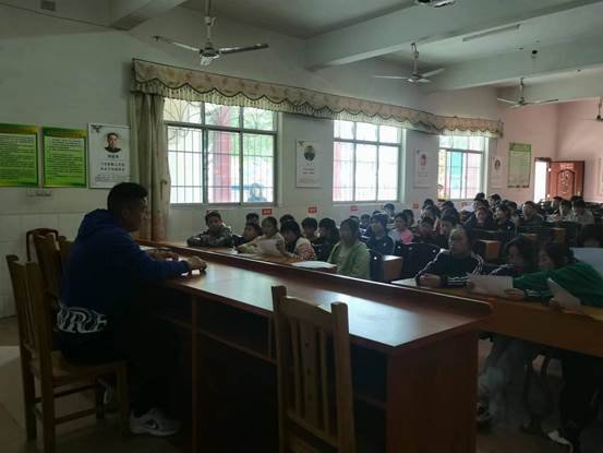 白沙中学举行“防溺水”安全演练湖南新宁白沙中学