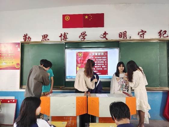 薪火相传——记金称市镇中学2022年入团仪式