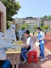 有序快速采核酸，筑牢疫情“防控墙”——邵阳县塘渡口中学疫情防控工作纪实