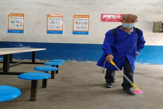 果断打好新冠疫情防控阻击战——塘渡口镇玉田中学开展疫情防控演练