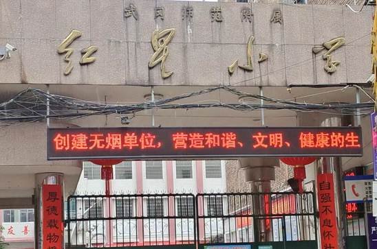 武冈市红星小学开展第35个“世界无烟日”主题宣传运动