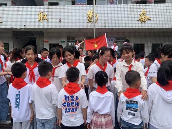 新邵县雀塘镇中间小学开展“我的六一我做主”运动