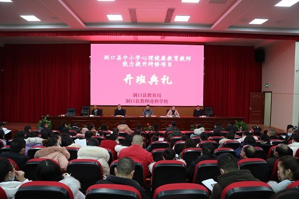 洞口县中小学生理健康教育教师培训班开班