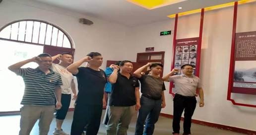 金称市镇中间完小党支部前往邓小平征战绥宁指挥所旧址开展“学史崇德”专题学习