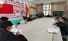 山门镇横溪片中小学党支部开展“学史崇德”为主题的党日运动