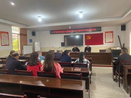 新邵县严塘中学党支部开展学习党史牢记初心使命运动