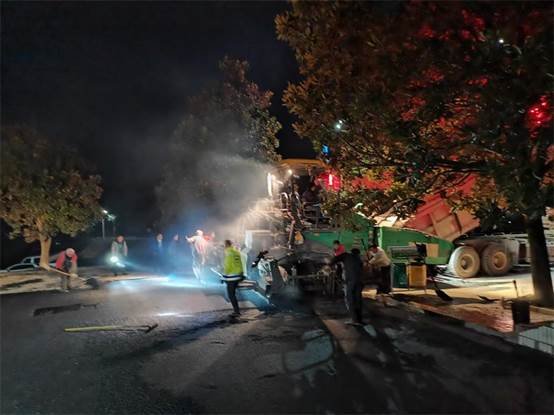 洞口四中校园道路提质改造工程完工