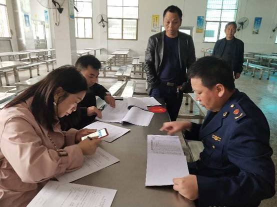 关于检查霞塘云各中小学黉舍食品安全工作