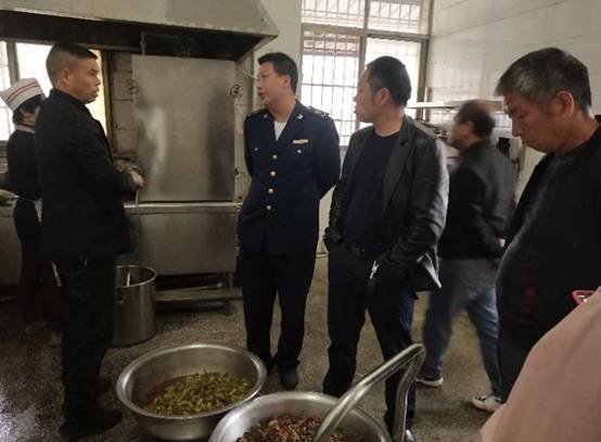 关于检查霞塘云各中小学黉舍食品安全工作