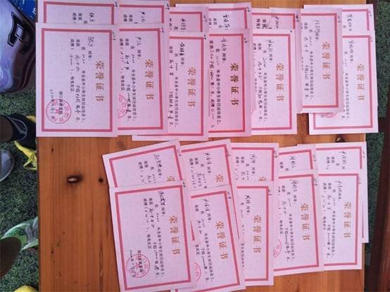 洞口四中田径代表队勇夺洞口县田径活动会高中组第二名