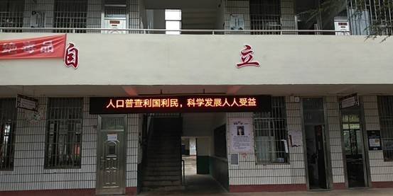 下花桥镇中间完小各班开展“第七次全国人口普查”教育宣传运动