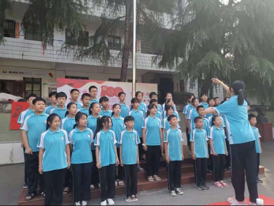 洞口县管竹中学举行庆祝建党一百周年红歌合唱比赛