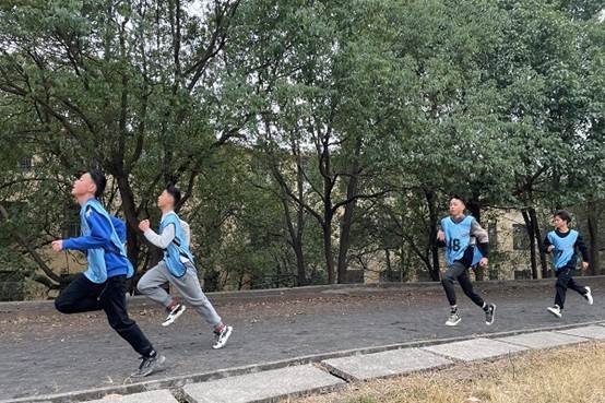 塘渡口镇玉田初级中学举行2021年秋季期末体育考试