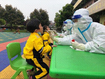 “疫”心为你，检测护航——白仓镇中间幼儿园核酸检测纪实