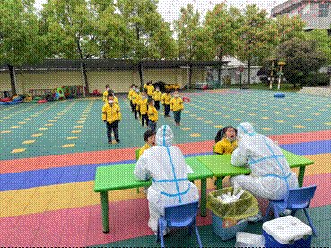 “疫”心为你，检测护航——白仓镇中间幼儿园核酸检测纪实