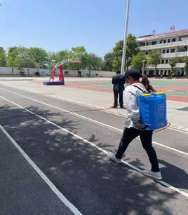 v抗疫胜利复学在即、我们在举措   ——湖南邵阳新宁白沙中学