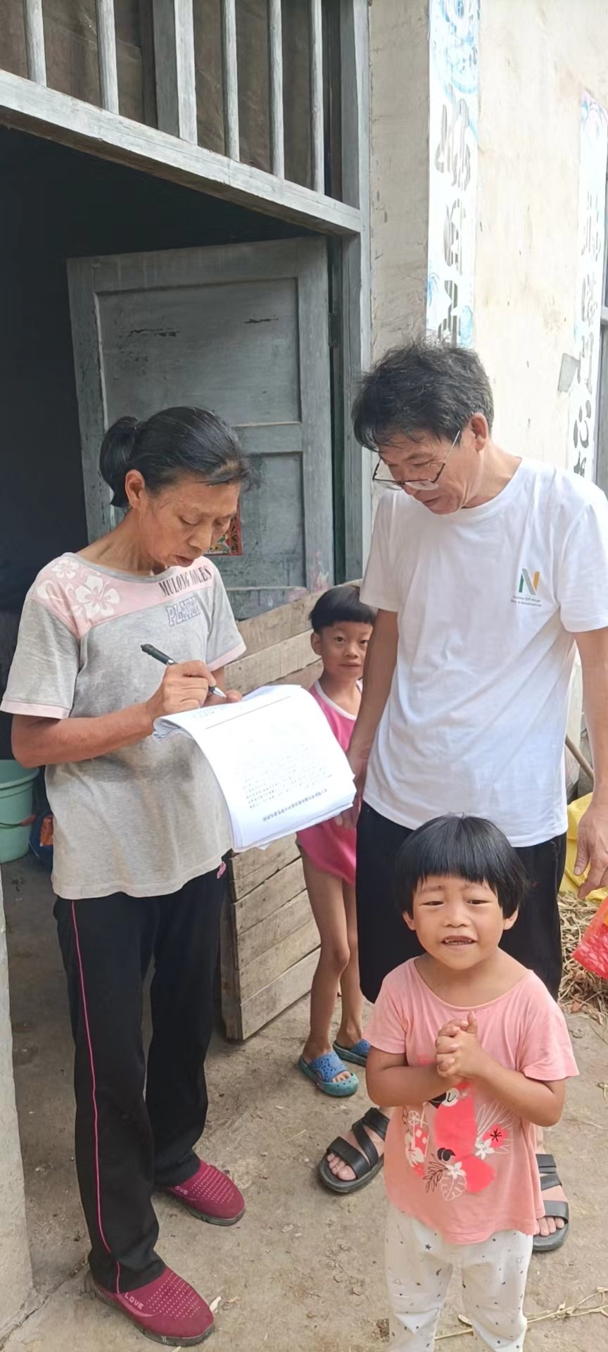 谷洲镇中心学校开展假期防溺水家访活动