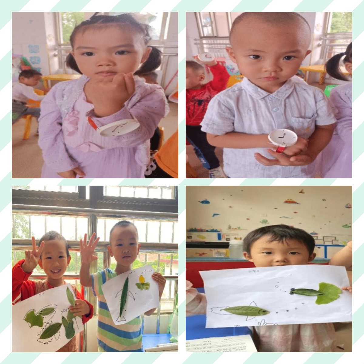 新宁县清江桥乡中心幼儿园开展“巧手妙心，变废为宝”手工制作活动