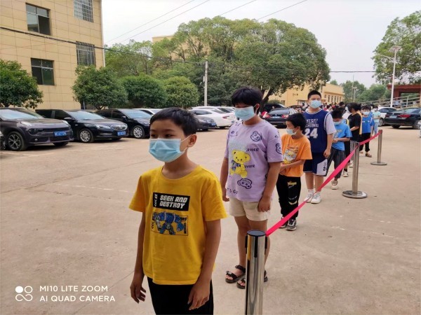 邵阳县塘渡口镇玉田初级中学开展结核病筛查工作