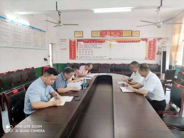 邵阳县禁毒联合督导检查组深入塘渡口镇玉田中学开展校园禁毒督查工作