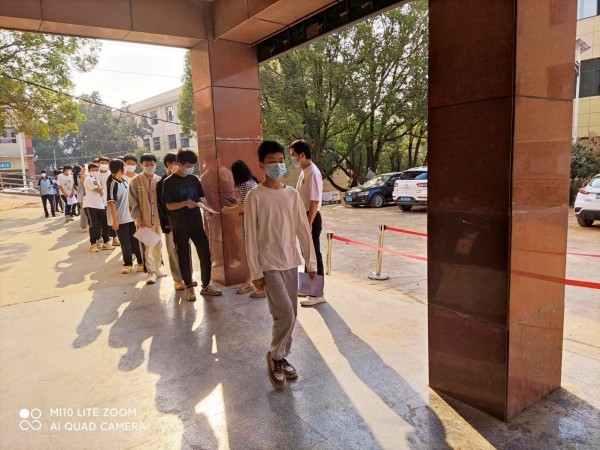 邵阳县塘渡口镇玉田中学开展第四次全员核酸检测工作