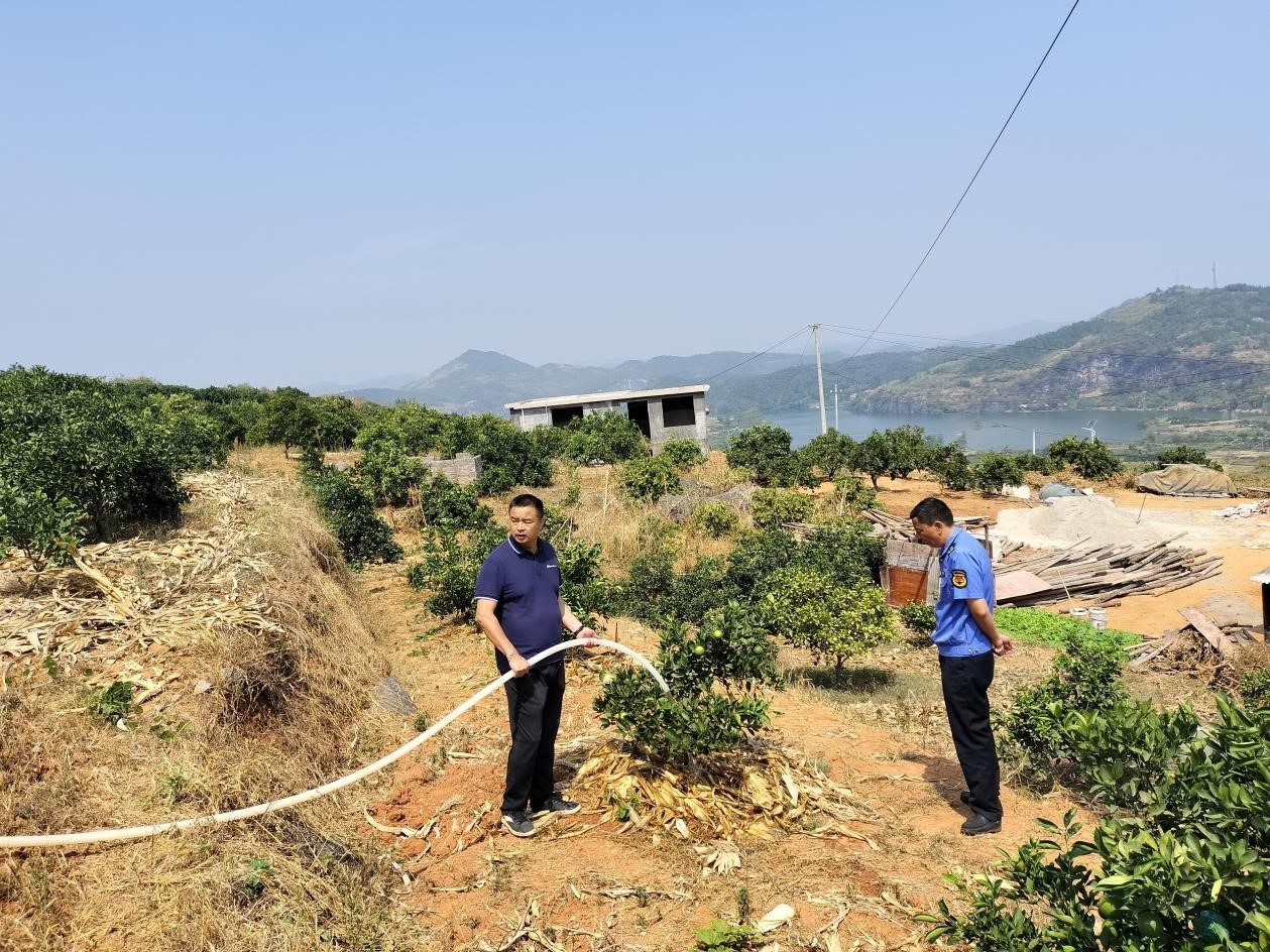 新宁县清江桥乡赤木村全力抗旱解民忧