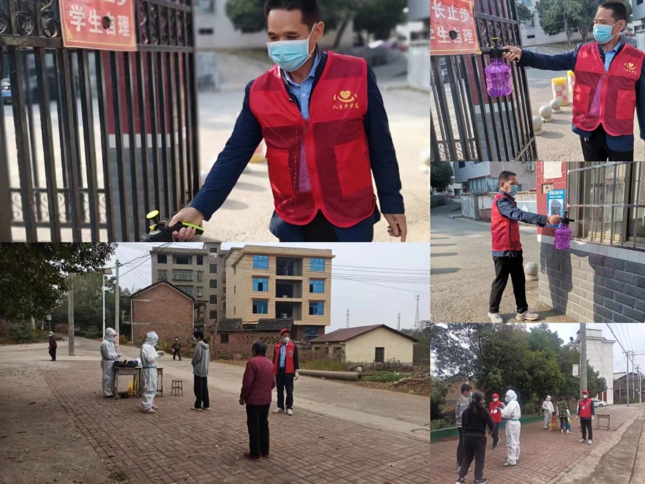 教师志愿者在“疫”线闪闪发光
