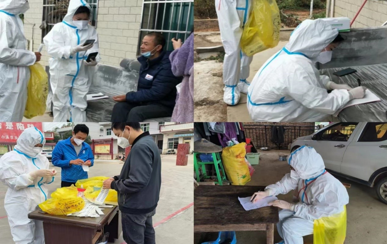 教师志愿者在“疫”线闪闪发光