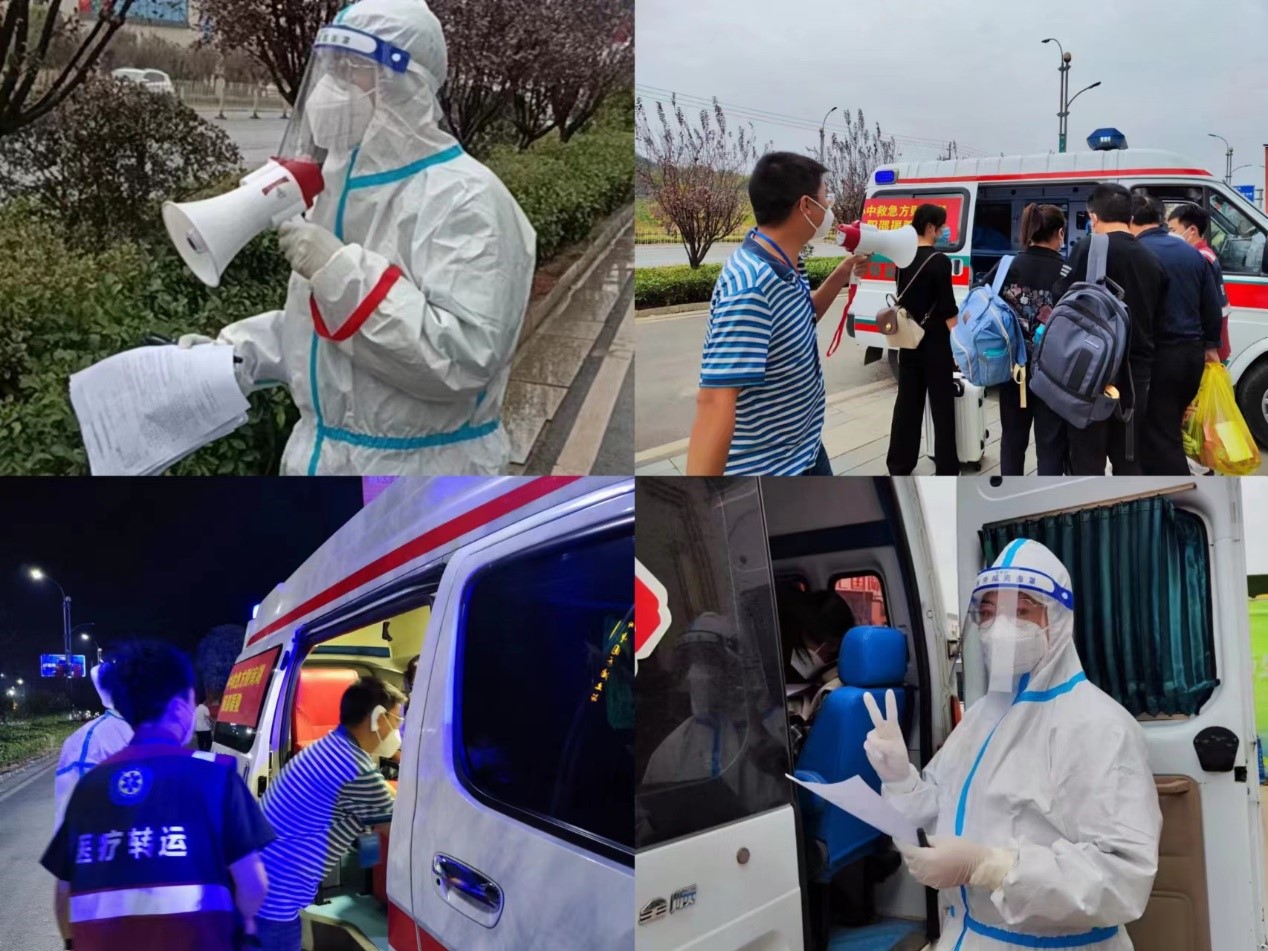 教师志愿者在“疫”线闪闪发光