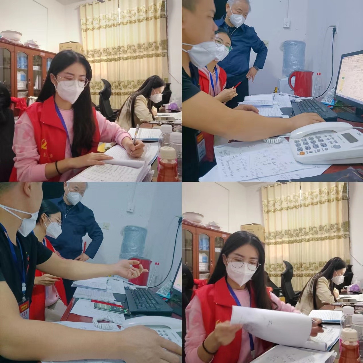 教师志愿者在抗“疫”一线闪闪发光（一）