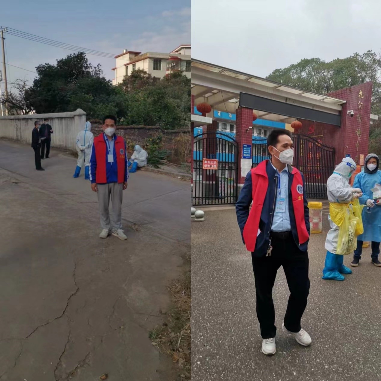 教师志愿者在抗“疫”一线闪闪发光（三）