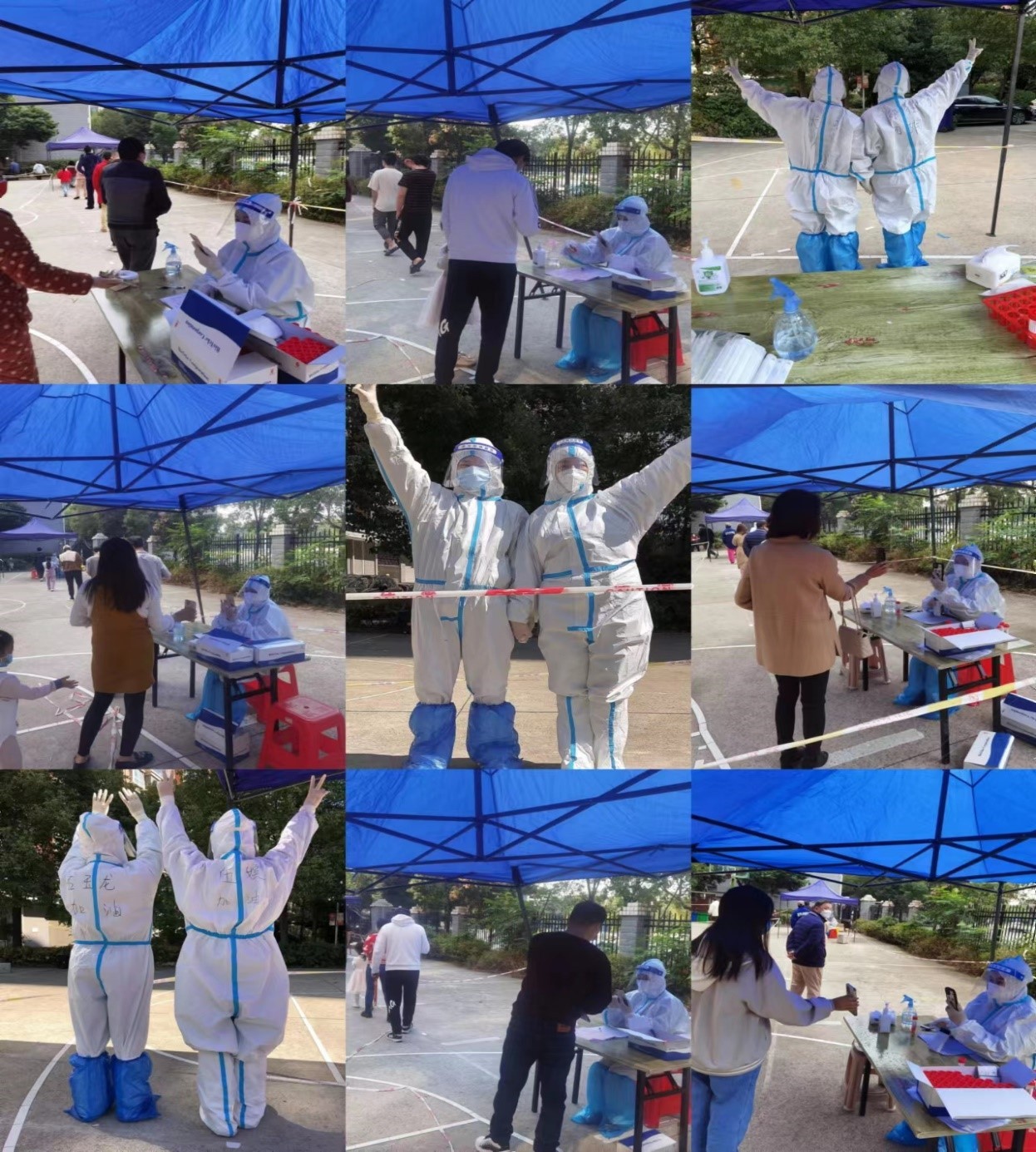 教师志愿者在抗“疫”一线闪闪发光（三）