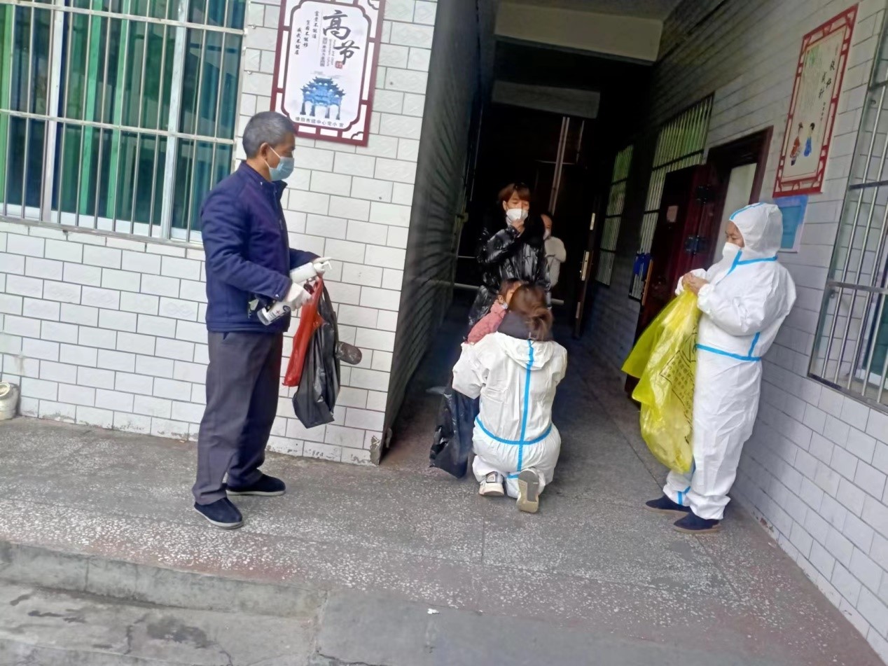 塘田“疫”线,志愿者在行动 