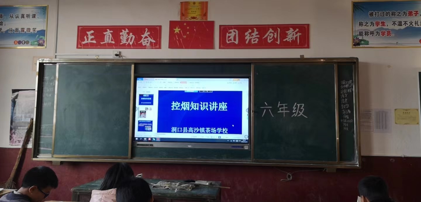 洞口县茶场学校：多模式打造“无烟校园”