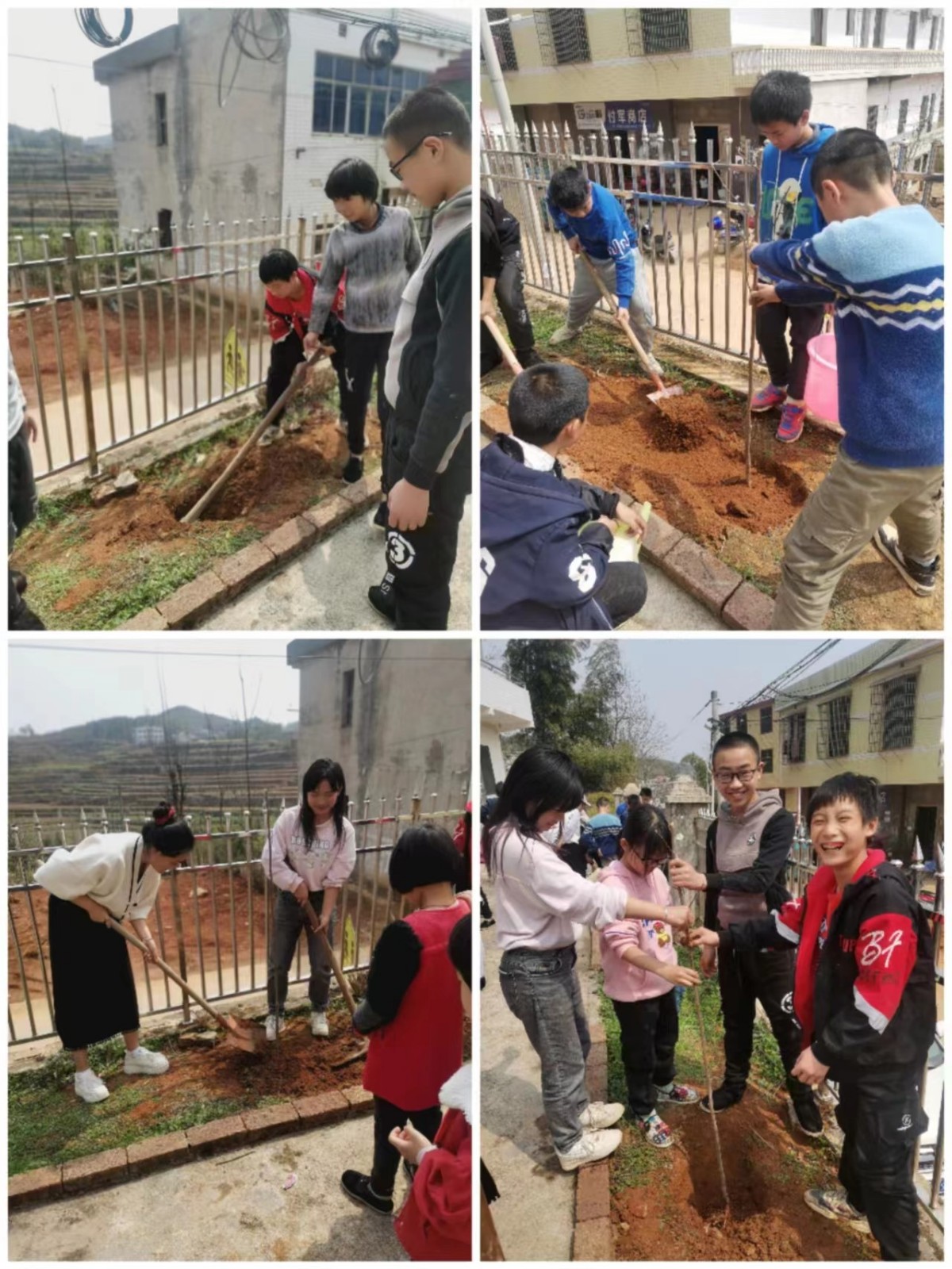 “爱绿护绿，触摸春天”