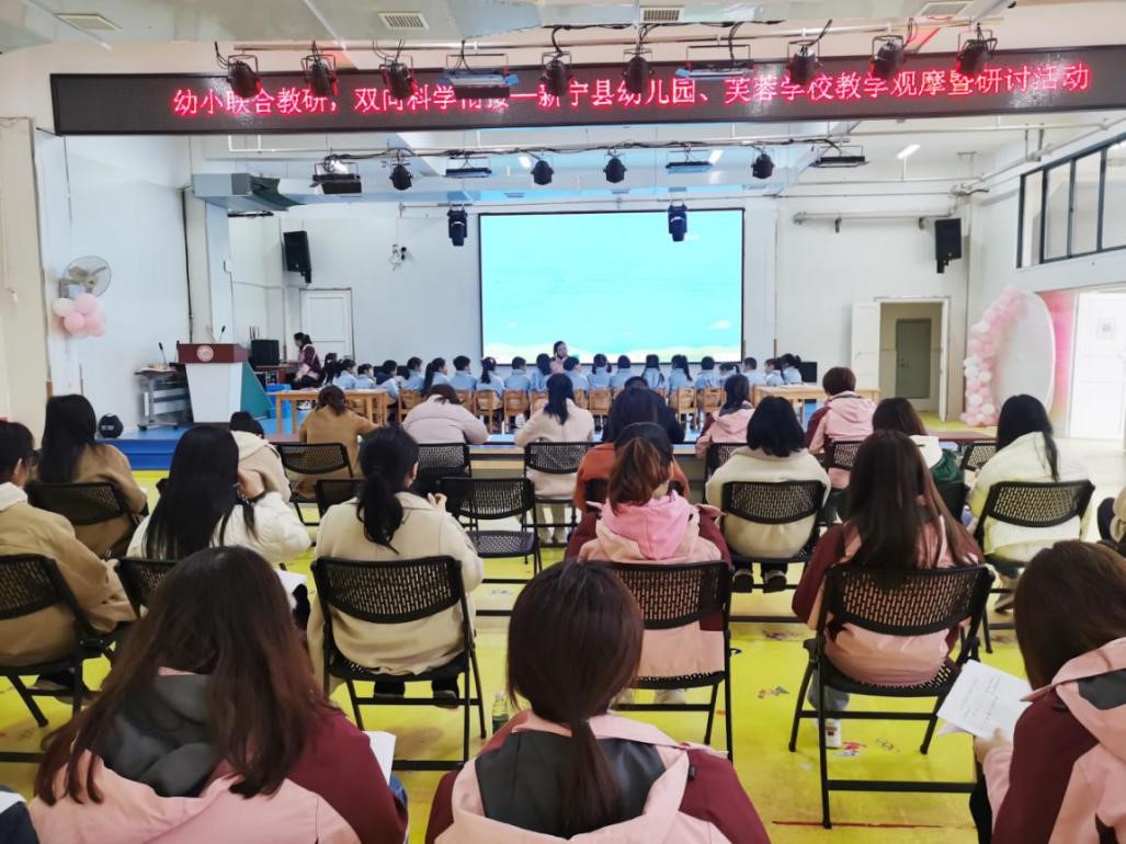 幼小联合教研，双向科学衔接