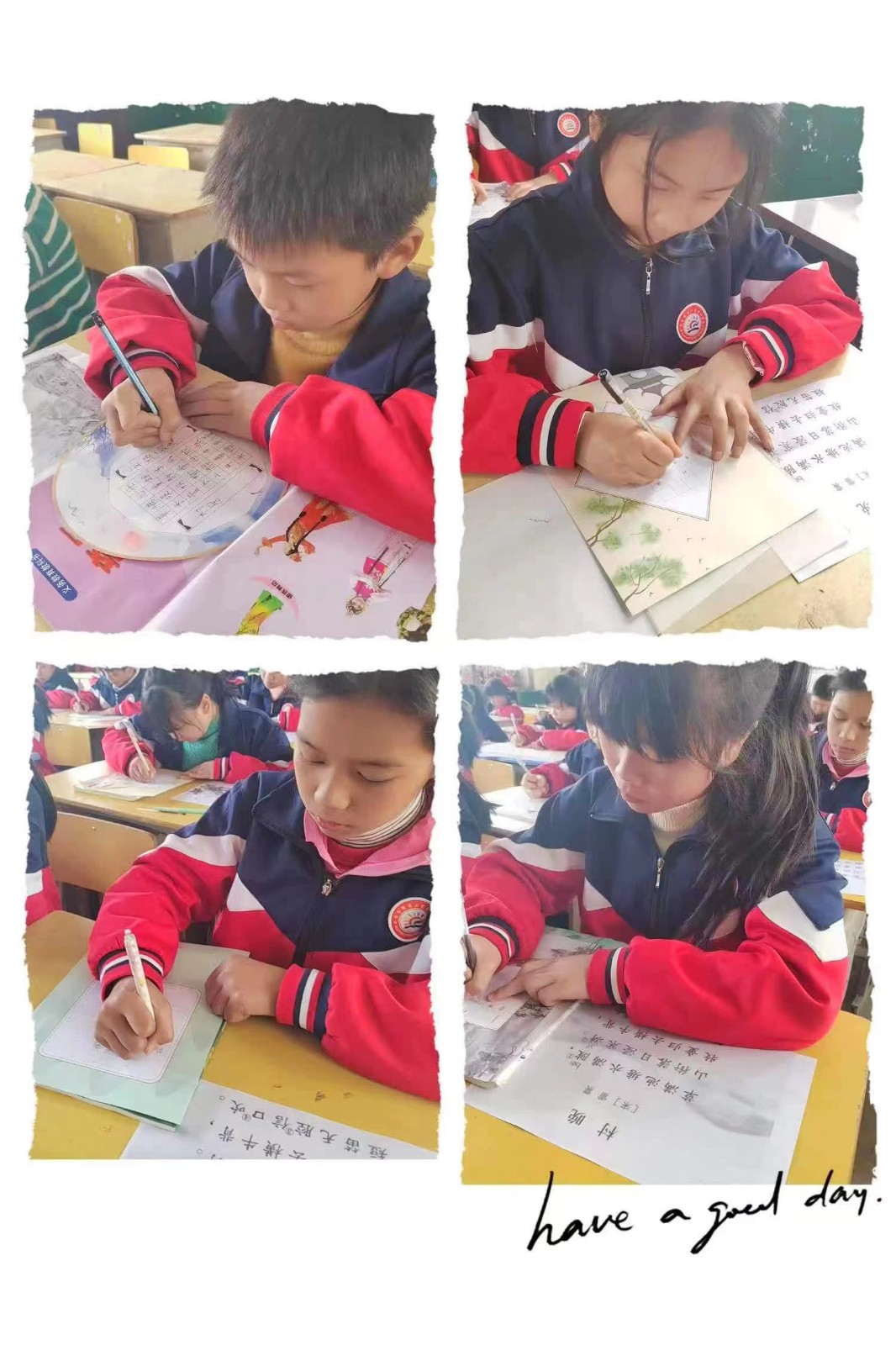 开展“书法润童心，墨香沁校园”2023年春季学期学生硬笔书法比赛