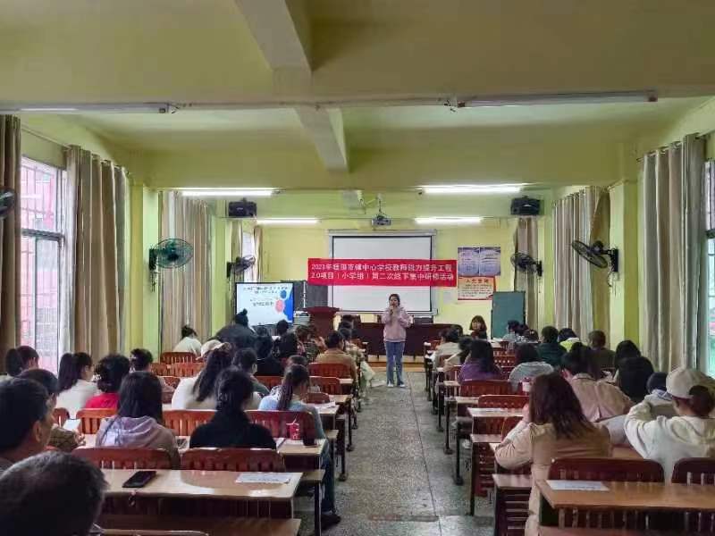 塘田市镇中心学校教师能力提升工程2.0项目线下集中研修