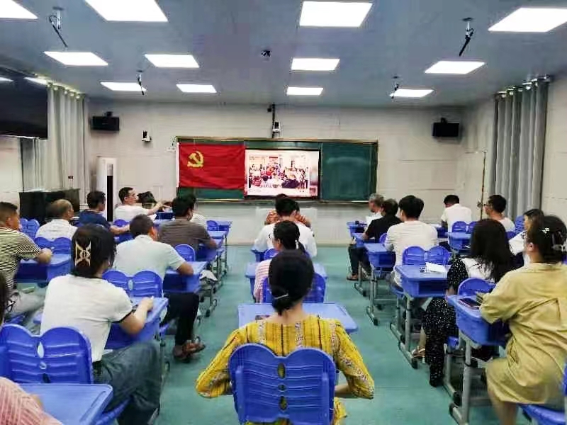 郦家坪镇中心完小联合党支部开展主题党日活动