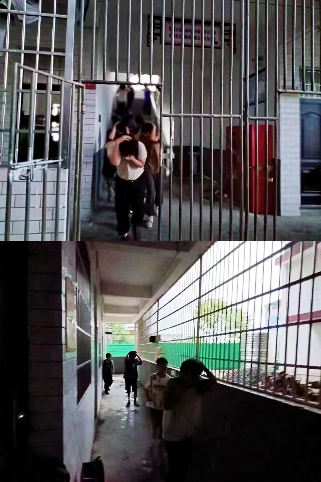 小溪市乡中学消防逃生、安全疏散演练