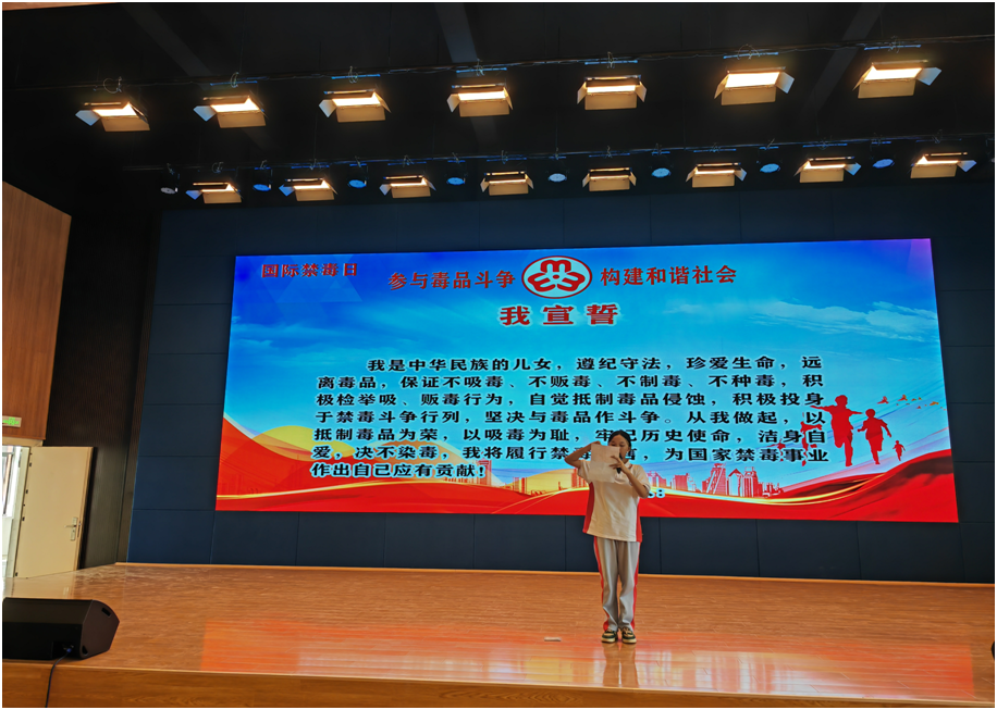 辰溪县妇联开展“不让毒品进我家”禁毒宣传进校园