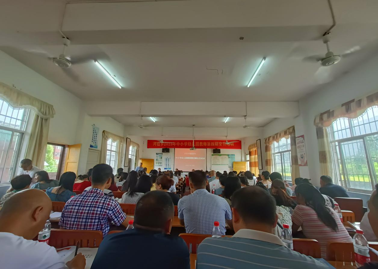 河伯乡源头小学教师培训