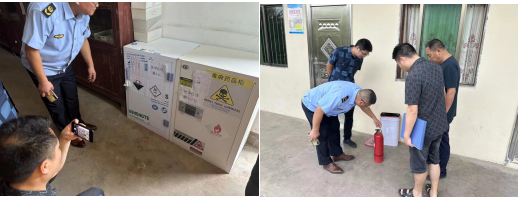 小溪市乡领导督导检查校园安全工作