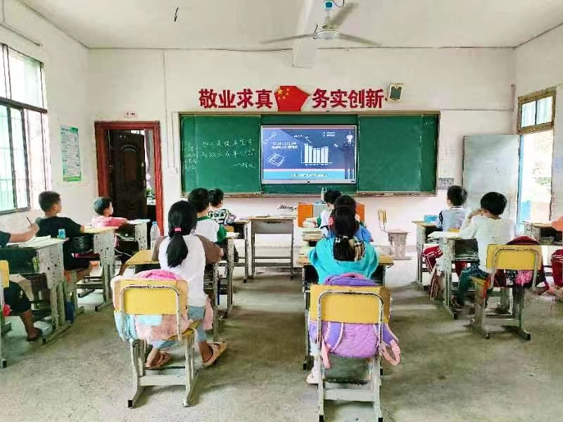 塘田市镇大坪小学青少年法治宣传教育周