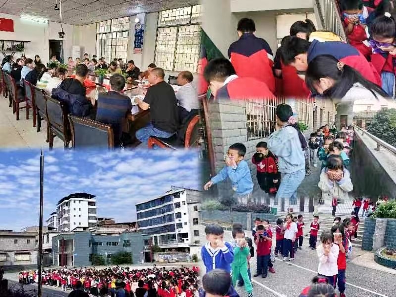 白仓镇第二完全小学消防安全演练