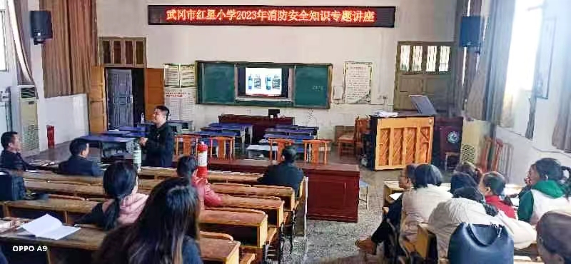 武冈市红星小学开展消防安全知识专题讲座