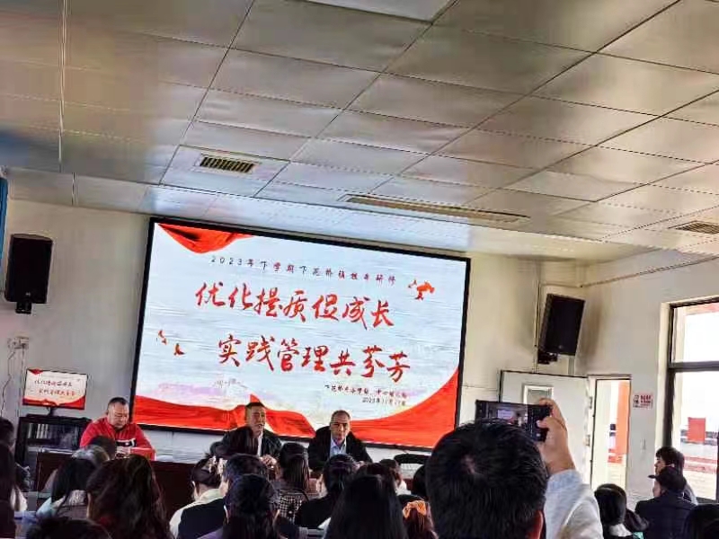 下花桥镇校本研修线下培训：优化提升促成长，实践管理共芬芳